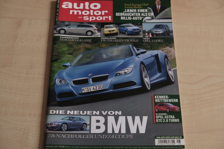 Deckblatt Auto Motor und Sport (16/2005)